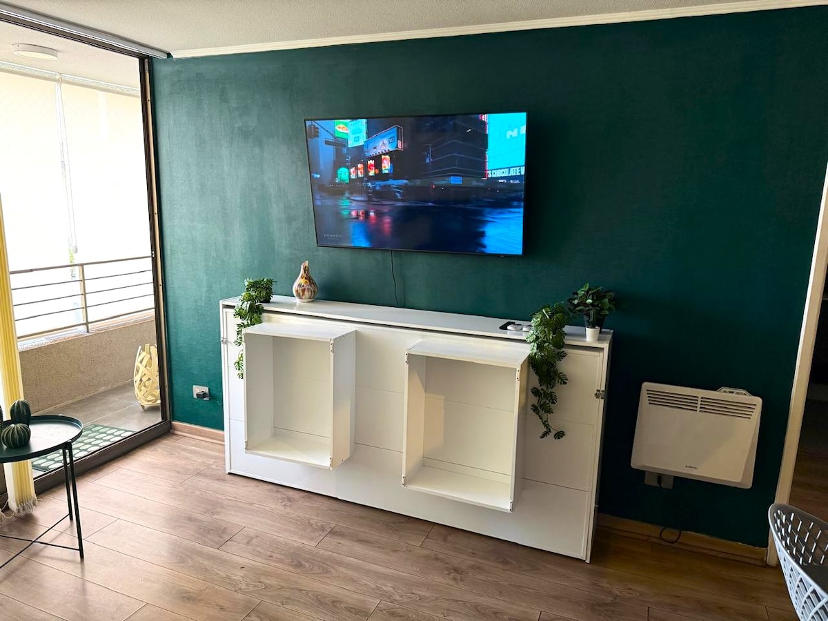 Departamento amplio en Barrio Italia | Piscina - vista 3